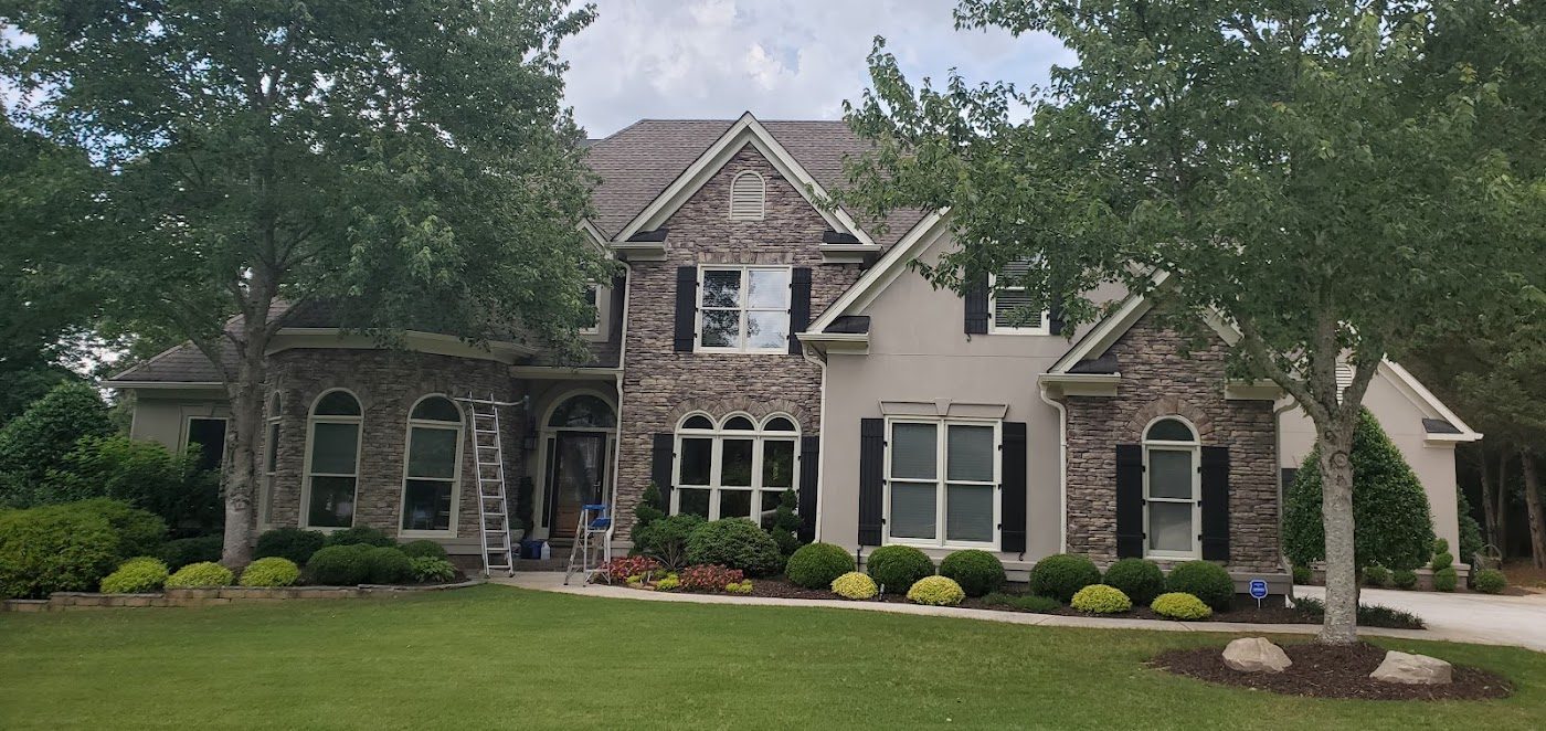 Clean home exterior, Cobb County